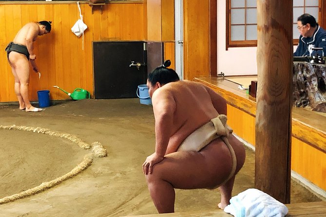 Watch Sumo Morning Practice at Stable in Tokyo