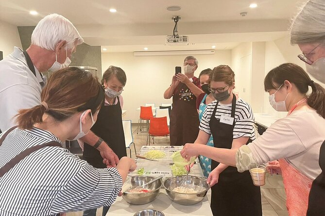 Osaka Okonomiyaki Cooking Experience! - Cultural Exchange and Language Practice