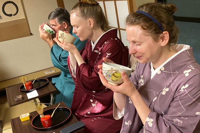 An Amazing Set of Cultural Experience: Kimono, Tea Ceremony and Calligraphy - A Unique Cultural Adventure Awaits