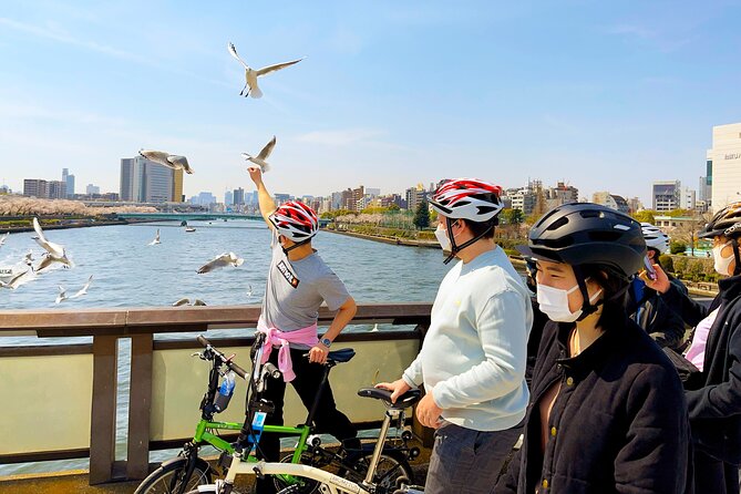 Private Half-Day Cycle Tour of Central Tokyos Backstreets - Getting Ready to Cycle