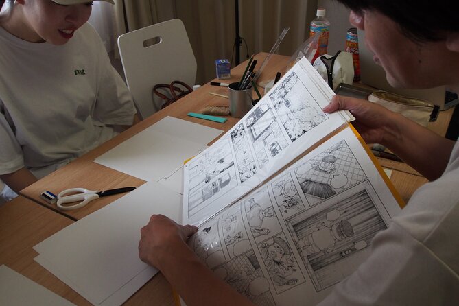 Tokyo Manga Drawing Lesson Guided by Pro - No Skills Required - Immerse in Japanese Culture