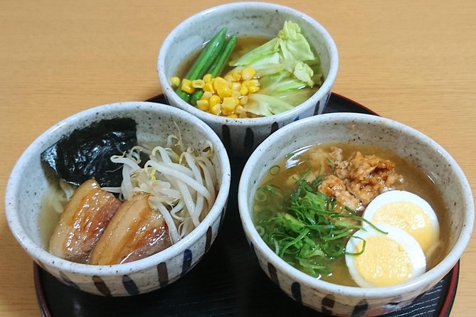 Three Types of RAMEN Cooking Class - Just The Basics