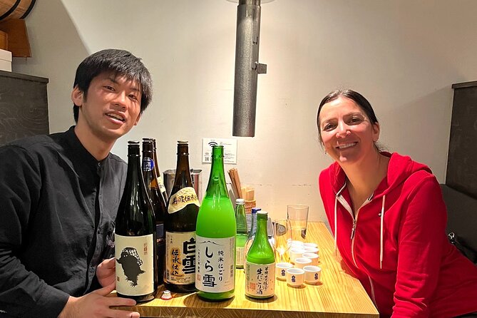 Small Group Guided Sake Tasting Experience in Tsukiji, Near Ginza