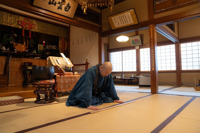 Tokyo Zen Meditation at Private Temple With Monk