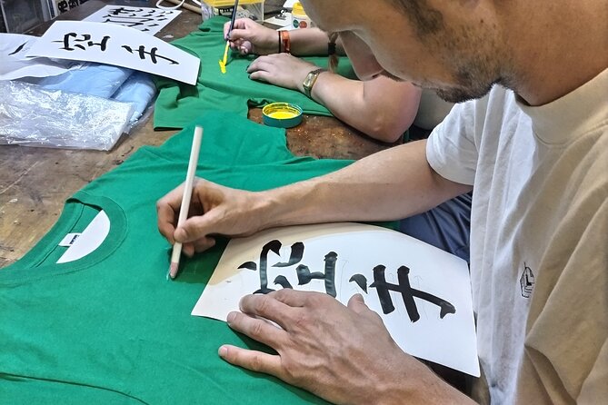 Calligraphy on T-Shirt and Lantern in Sumida - Additional Information