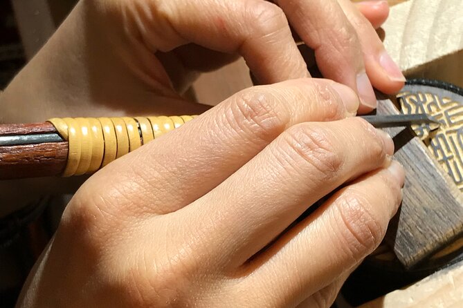 Your Own HANKO Name Seal Activity in Kamakura. - Hanko Creation Process