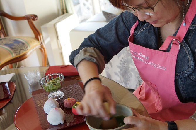 Japanese Sweets (Mochi & Nerikiri) Making at a Private Studio - Sample Menu and Inclusions