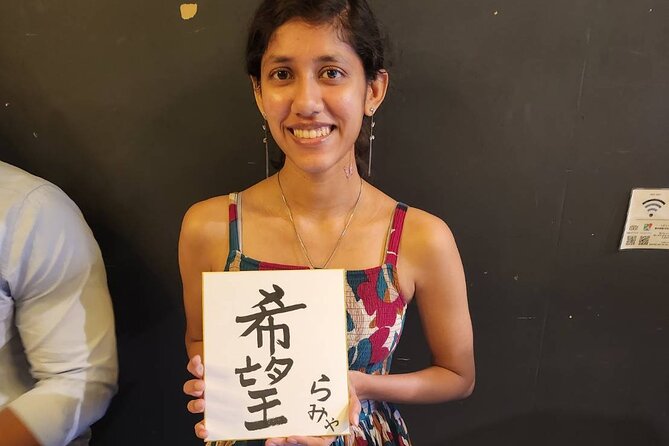 Small Group Japanese Calligraphy Workshop Experience - Booking Information