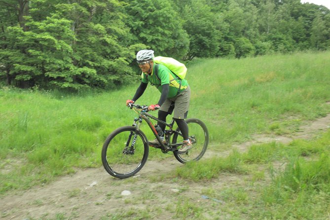 Nopporo Forest Mountain Bike Tour From Sapporo, Presenting a Retro Cycle Cap - Just The Basics