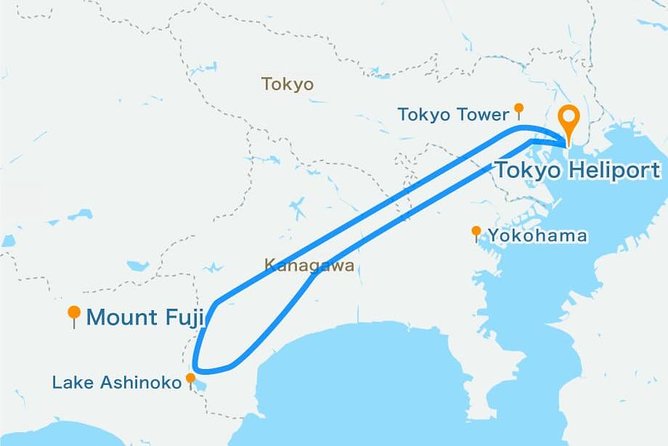 [75 Minutes] Tokyo-Mt.Fuji Tour: Mt. Fuji Helicopter Tour - Meeting Point Details