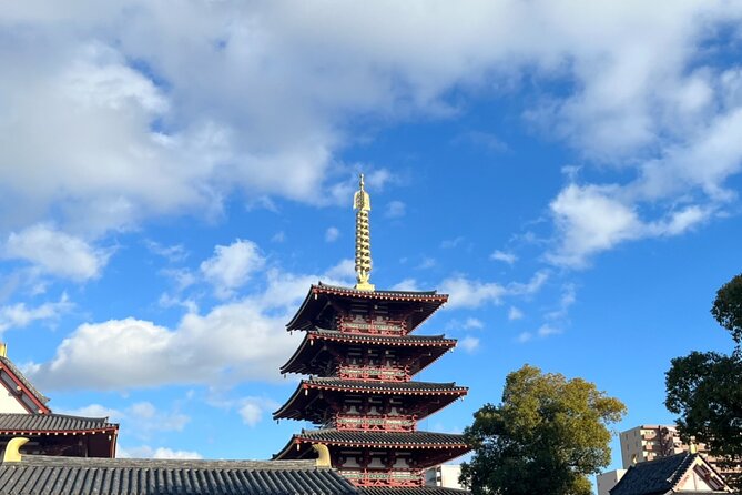 Full Day Walking Tour in Osaka Castle Temples and Ukiyoe - Exploring Temples and Shrines