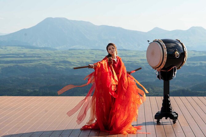 Open-Air Theater Tao-No-Oka Japanese Taiko Drums Live Show