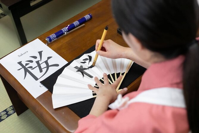 Shodo Japanese Calligraphy Class Near Osaka Castle - Shodo Tools and Materials