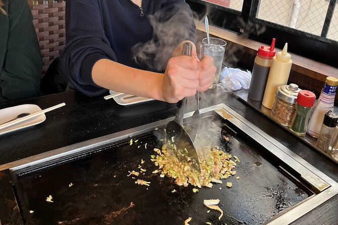 Okonomiyaki Cooking,Japanese Sake Free Flowing Experience - Whats Included in the Package