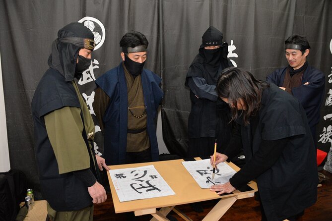 Shodo (Calligraphy) as Shinobi Samurai Culture in Tokyo, 90-min - Essential Supplies Provided